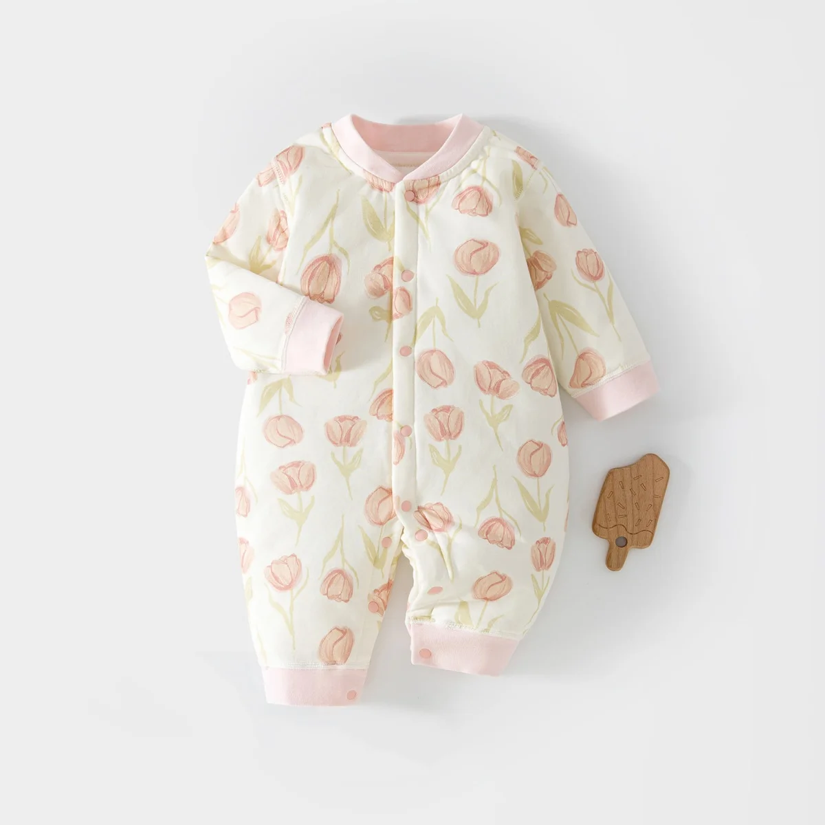 Jesienne body niemowlęce 2026  – Newborn Baby Girl Romper Floral recenzja i cena