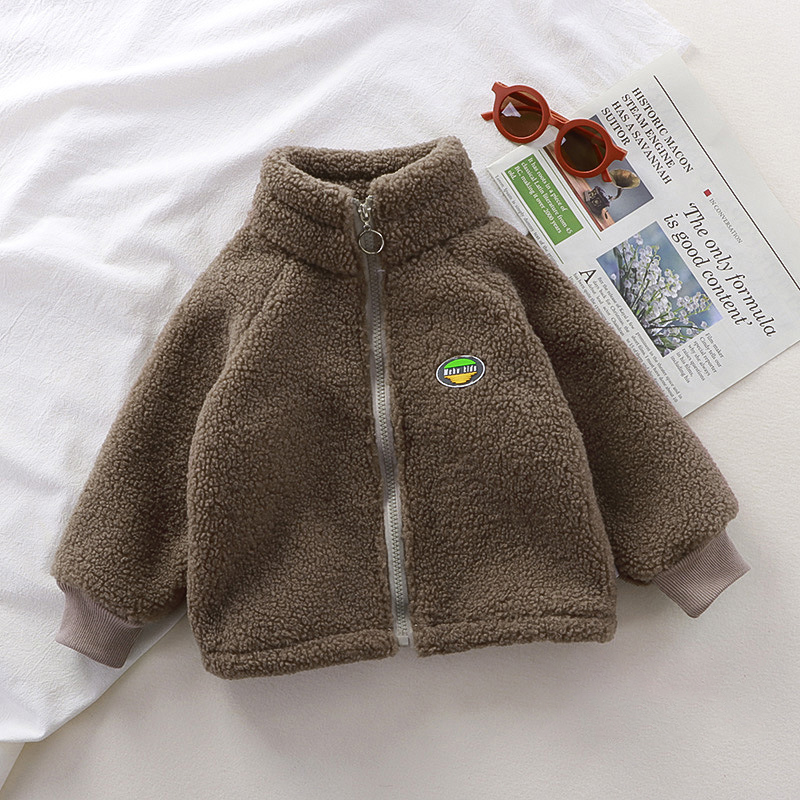 Dziecięca pluszowa kurtka zimo – Toddler Boy Winter Fleece Jacket recenzja i cena