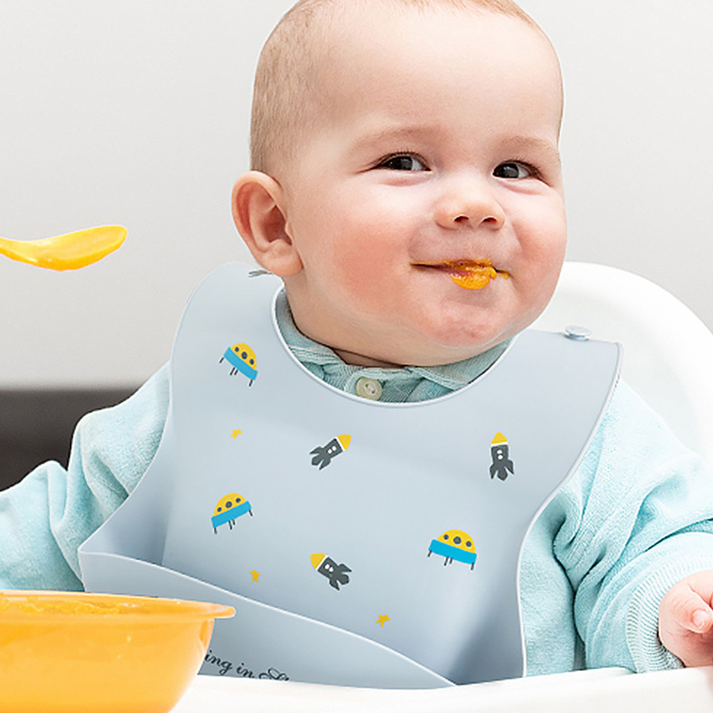 Śliniaki dla niemowląt Wodoodp – Waterproof Baby Bibs Silicone recenzja i cena
